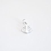 silver anchor necklace