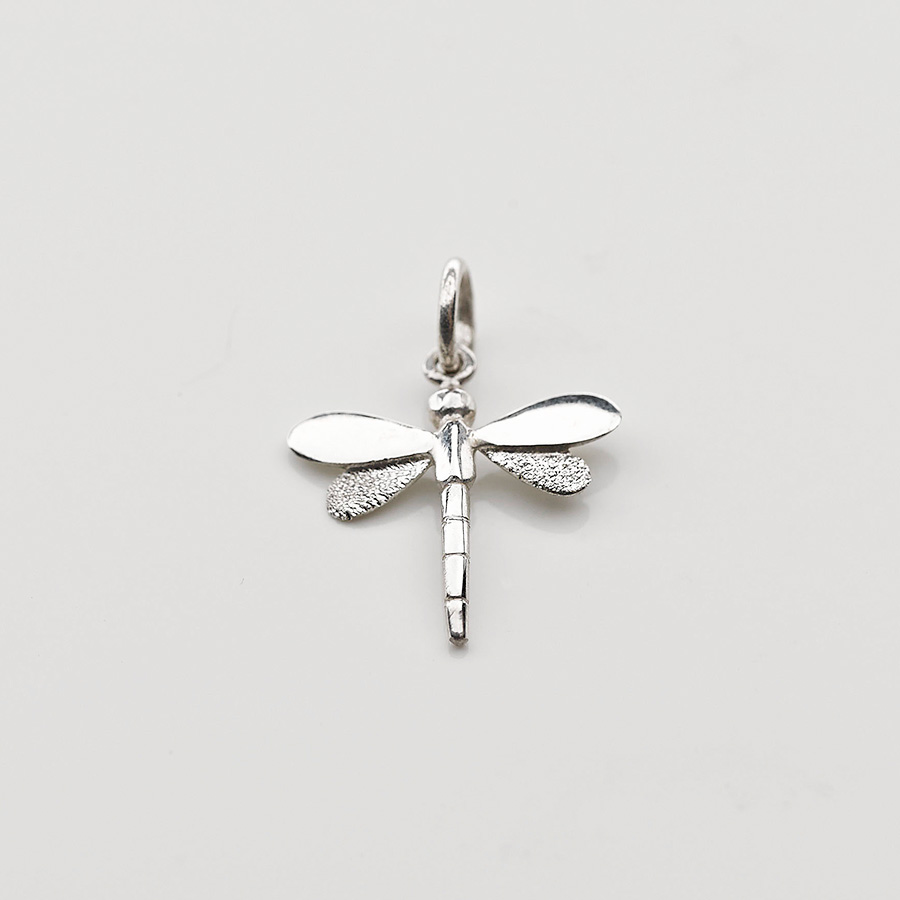 silver dragonfly necklace