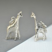 Silver Giraffe Necklace