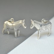 Silver Zebra Necklace